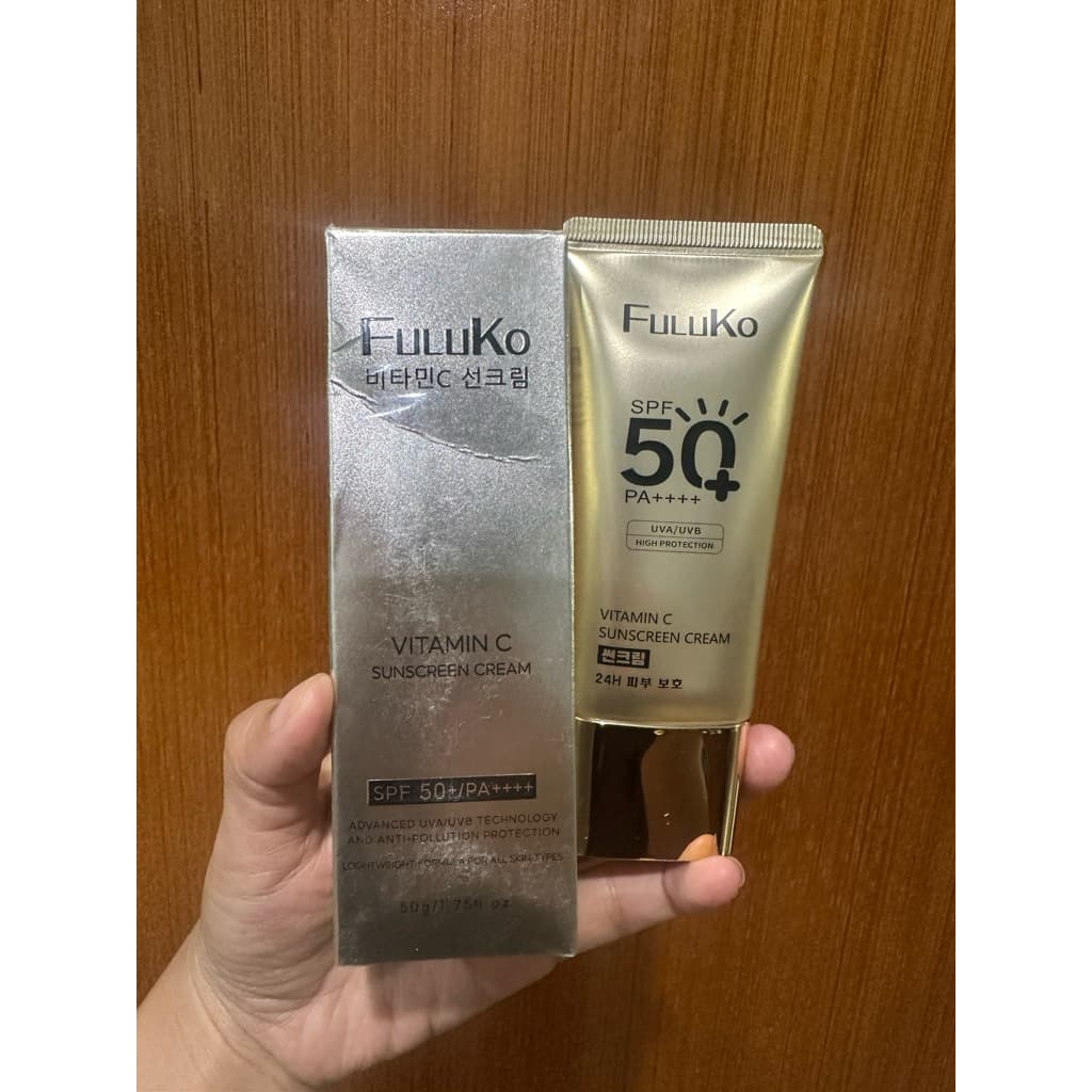 FULUKO VC  Sunscreen 50g SPF50+ PA++++ เนื้อกันแดดบางเบาอ่อนโยนต่อผิว