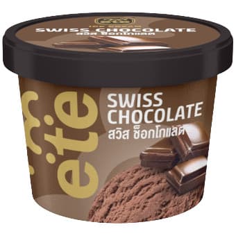 [8858492000105] Ete Swiss Chocolate 85 G. เอเต้ รสสวิสช็อกโกแลต (แพ็คสินค้าเก็บความเย็น)