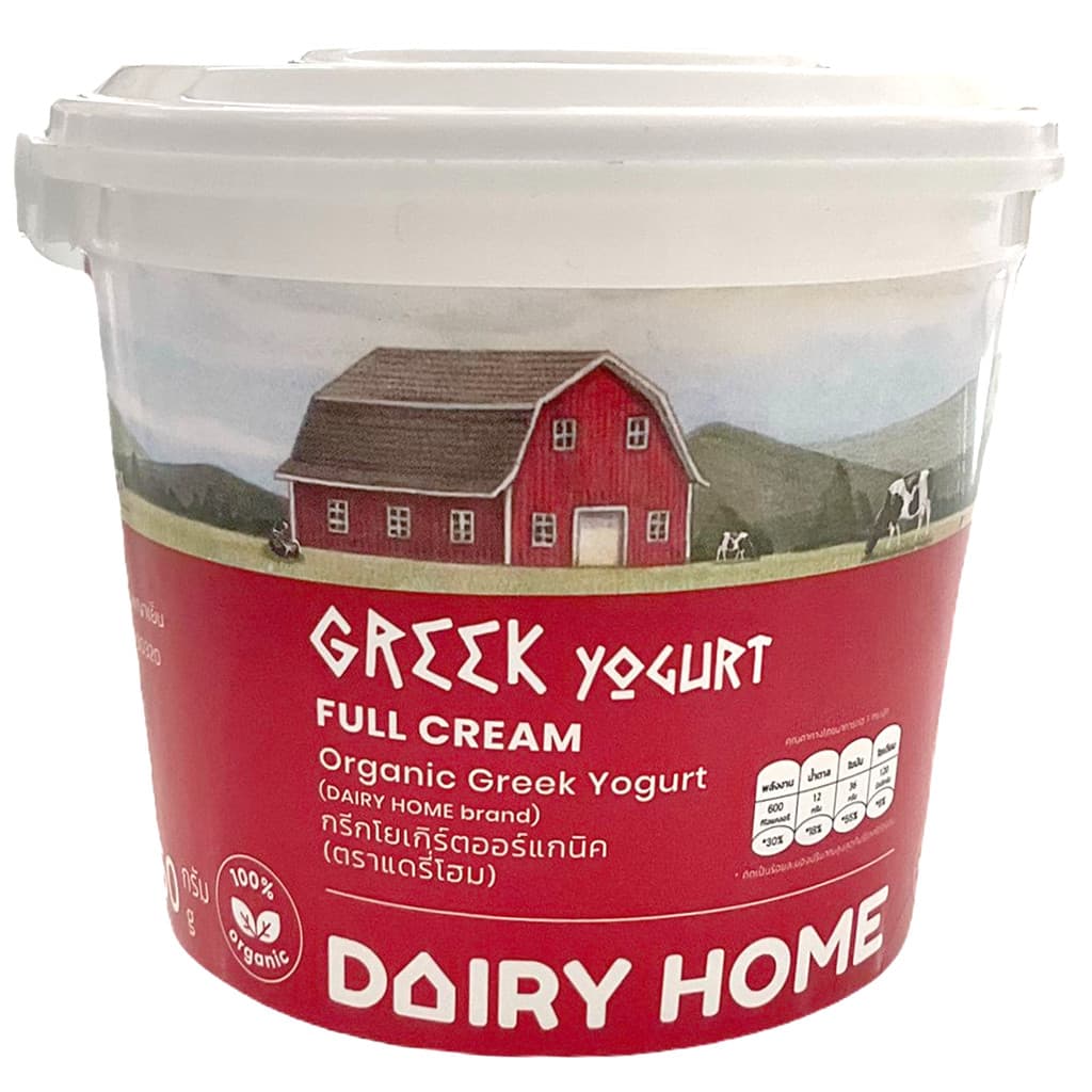[8858709107931] Dairyhome Greek Yogurt Full Creams 450G แดรี่โฮม กรีนโยเกิร์ต สูตรฟูลครีม