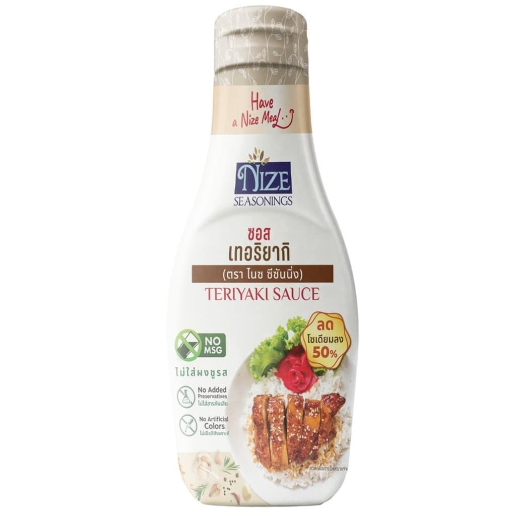 [8857125122412] Nize Teriyaki Sauce 230 G. ไนซ์ ซอสเทอริยากิ